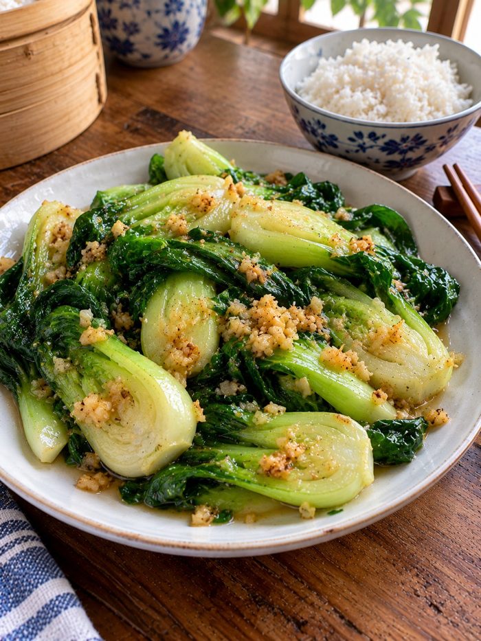 Garlic bok choy