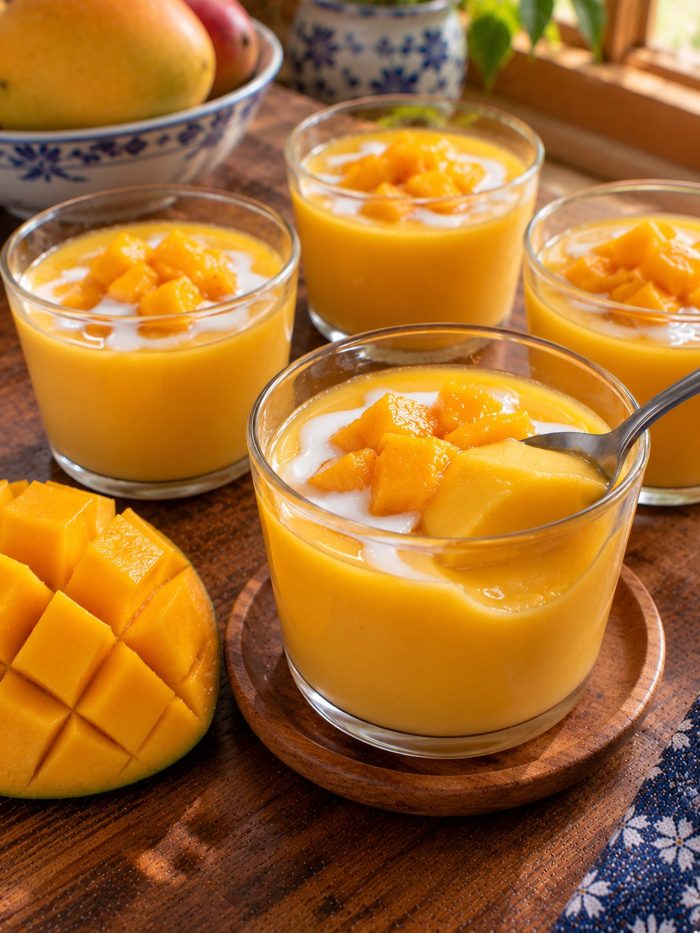 Mango pudding
